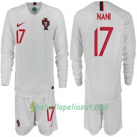 Jalkapallo Pelipaidat Portugali NANI 17 Lasten World Cup 2018 Vieraspaita Pitkähihainen